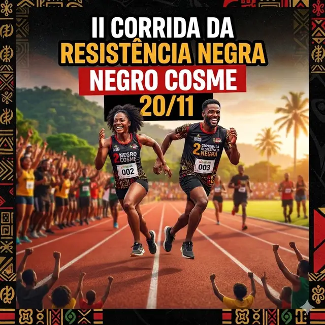 II CORRIDA DO CENTRO DE CULTURA NEGRA NEGRO COSME logo