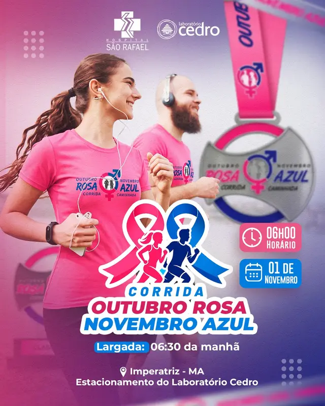 II CORRIDA OUTUBRO ROSA SÃO RAFAEL logo