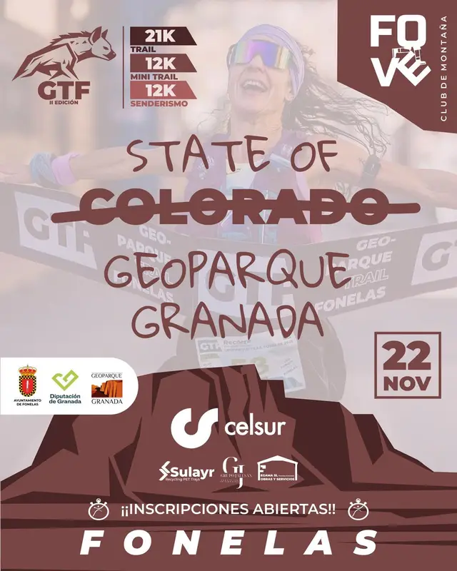 II GTF / GEOPARQUE TRAIL FONELAS logo