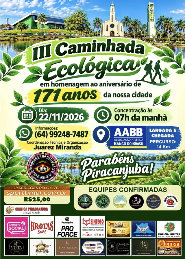 III CAMINHADA ECOLÓGICA logo
