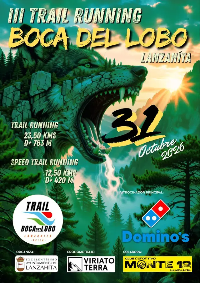III TRAIL RUNNING BOCA DEL LOBO 2026 logo