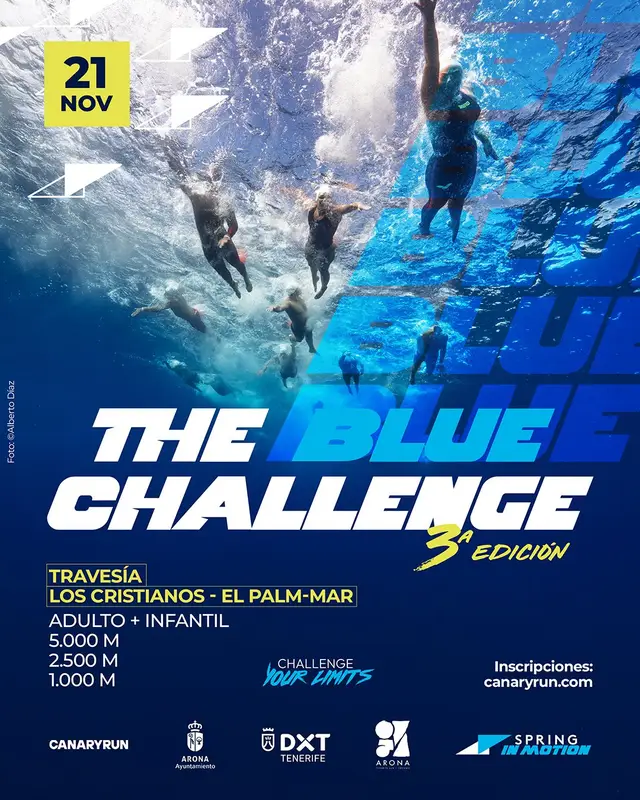 III Travesía a nado The Blue Challenge logo