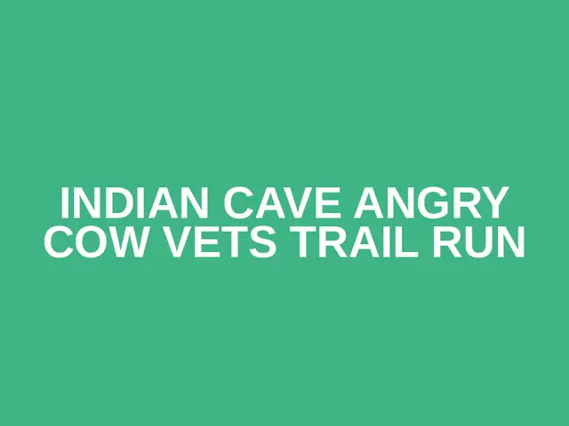 Indian Cave Angry Cow Vets Trail Run logo