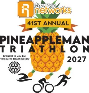 Indian River Networks 41st Annual PineappleMan Triathlon/Duathlon logo