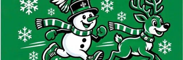 Inman Frosty 5K & Reindeer Run logo