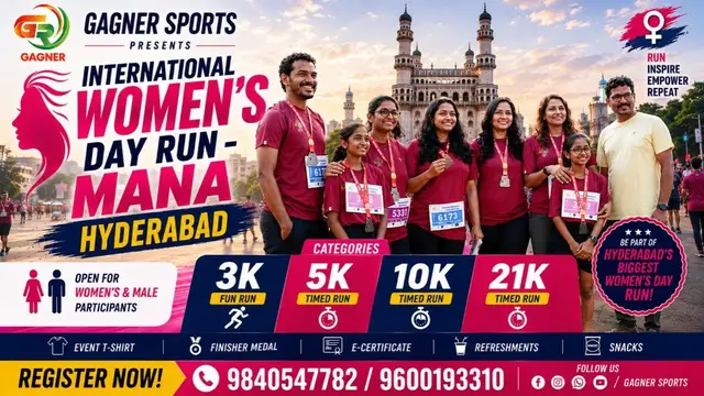 INTERNATIONAL WOMEN'S DAY RUN - MANA HYDERABAD  HALF MARATHON 2027 logo