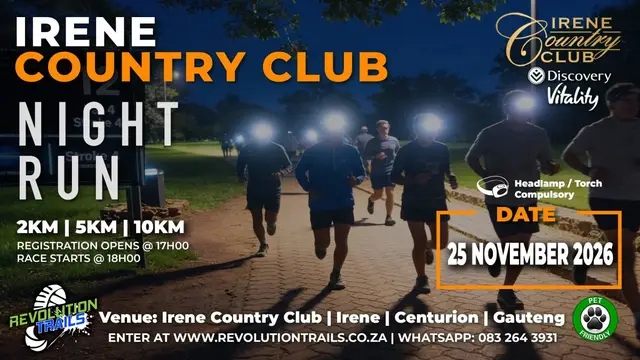 Irene Country Club Night Run/Walk - 25 November 2026 logo