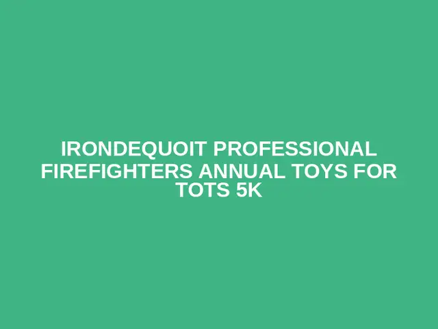 Irondequoit Professional Firefighters Annual Toys for Tots 5K logo