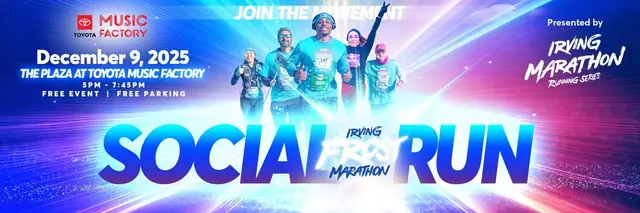 Irving Frost Marathon Social Run logo