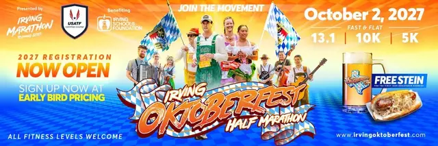 Irving Oktoberfest Half Marathon logo
