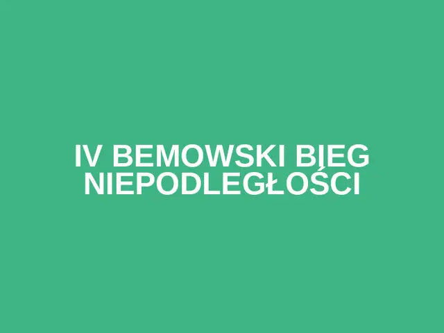 IV Bemowski Bieg Niepodległości logo