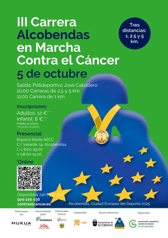 IV CARRERA ALCOBENDAS EN MARCHA CONTRA EL CÁNCER logo