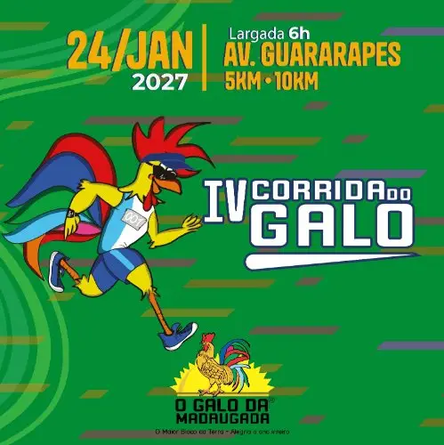 IV Corrida do Galo da Madrugada logo