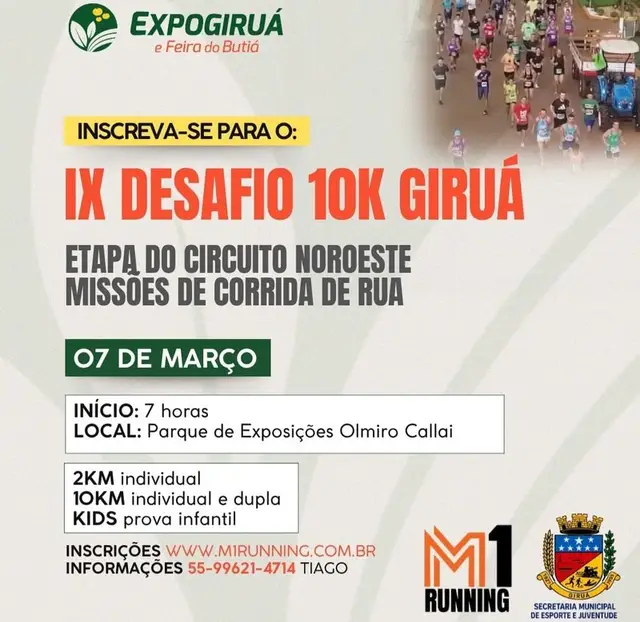 IX DESAFIO 10K GIRUÁ - EXPOGIRUÁ logo