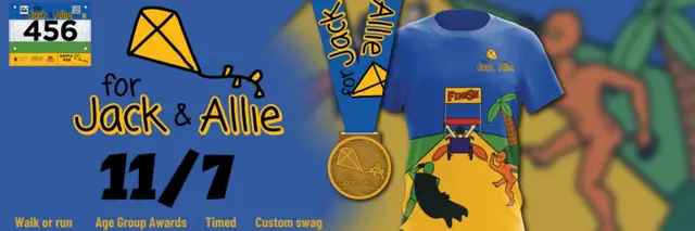 Jack and Allie Superhero 5K logo