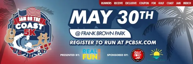 Jam On The Coast 5K logo