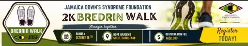 Jamaica Down's Syndrome Foundation JDSF Bredrin 2K Walk 2026 logo