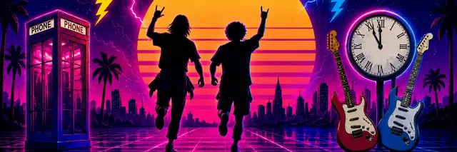 Jed & Ted’s Bill & Ted’s Excellent Race 5K & 10K logo