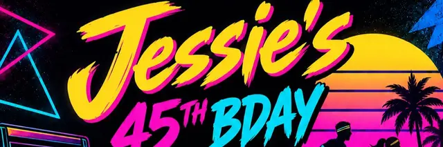 Jessie’s 45th Bday 5k Run/Walk logo