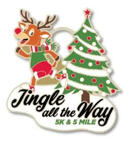 Jingle all the way 5K & 5 Mile logo
