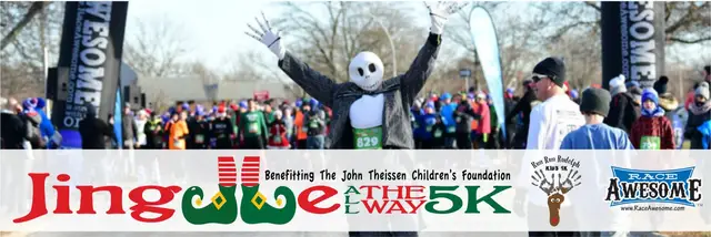JINGLE ALL THE WAY 5K logo
