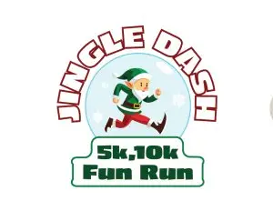 Jingle Dash 10K, 5K, and Fun Run logo