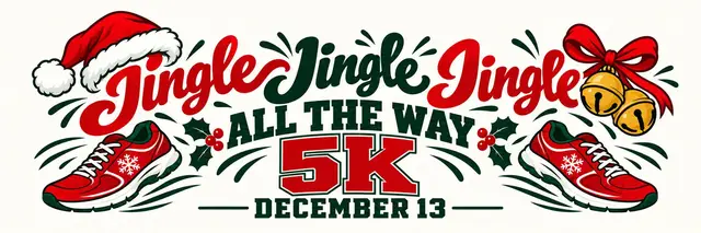 Jingle Jingle Jingle All The Way 5k logo