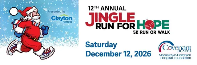 Jingle Run for Hope 5K Run/Walk logo
