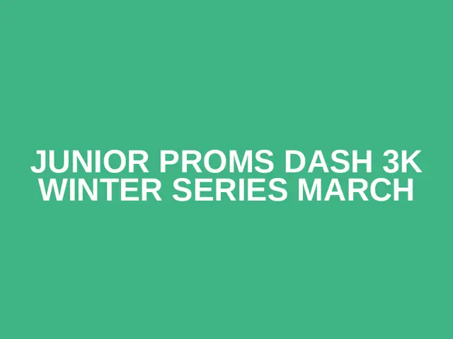 Junior Proms Dash 3K Winter Series March logo