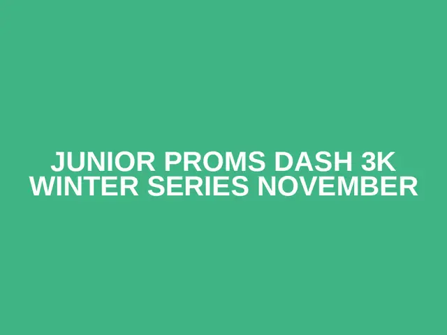 Junior Proms Dash 3K Winter Series November logo
