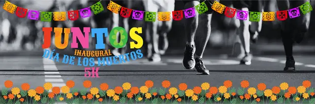 JUNTOS! One Community Día de los Muertos 5K logo