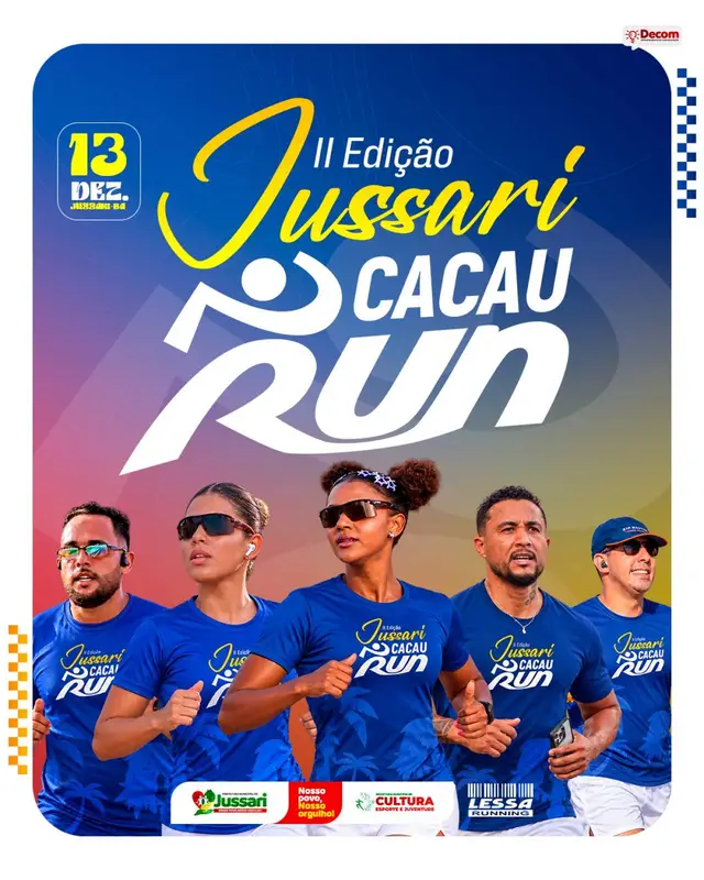 JUSSARI CACAU RUN - II EDIÇÃO logo