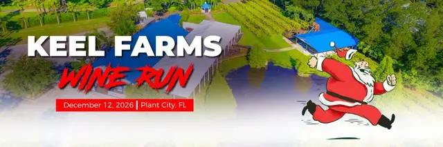 Keel Farms Christmas Wine Run 5k logo