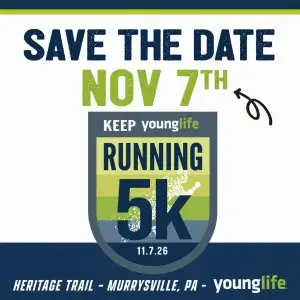 Keep Young Life Running 5k logo