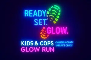 Kids and Cops: Glow Run logo