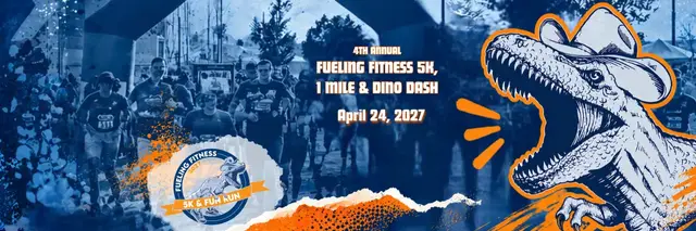 Kilgore College Fueling Fitness 5K, 1-Mile Fun Run, & Dino Dash logo