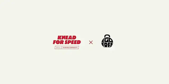 KNEAD FOR SPEED x EGO-FREE RUN CLUB logo