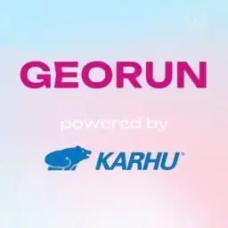 KOM GeoRun logo