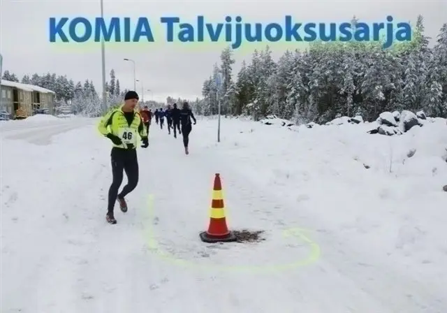 KOMIA Talvijuoksusarja 1 2026 - 2027 logo