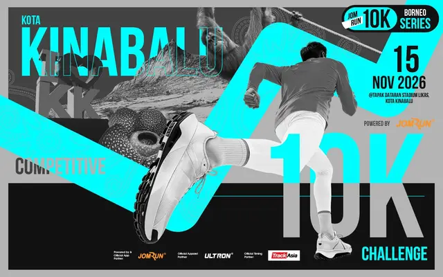 Kota Kinabalu 10K Challenge Powered by JomRun® logo
