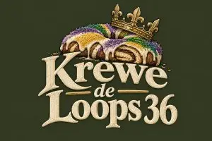Krewe de Loops 36 logo
