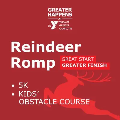 Krueger Reindeer Romp 5K Hosted by the Harris YMCA logo