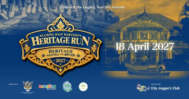 Kuching Half Marathon Heritage Run 2027 logo