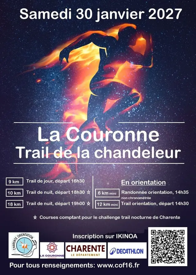 La Couronne trail de la chandeleur 2027 logo