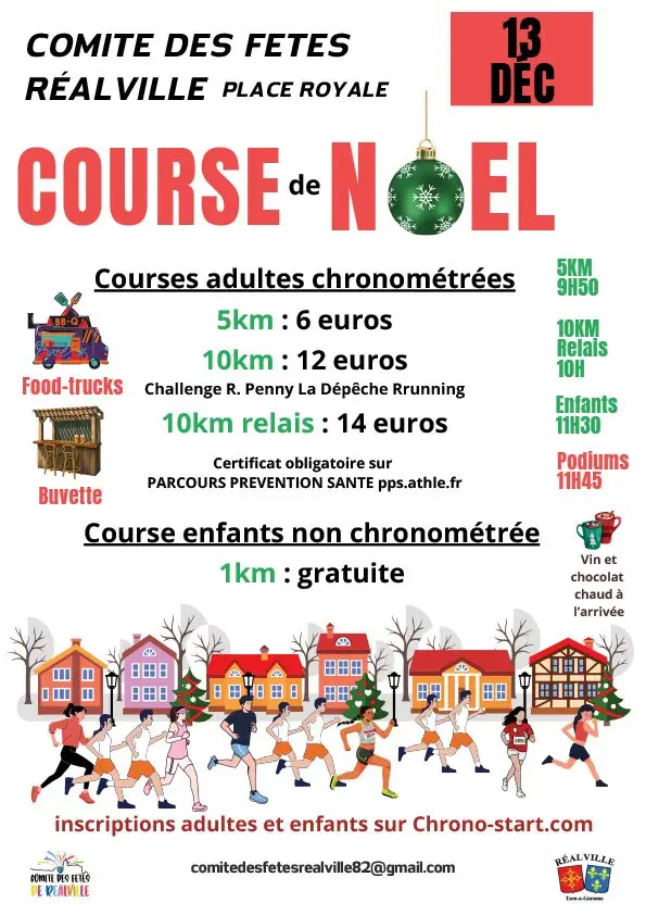 LA COURSE DE NOËL DE RÉALVILLE logo
