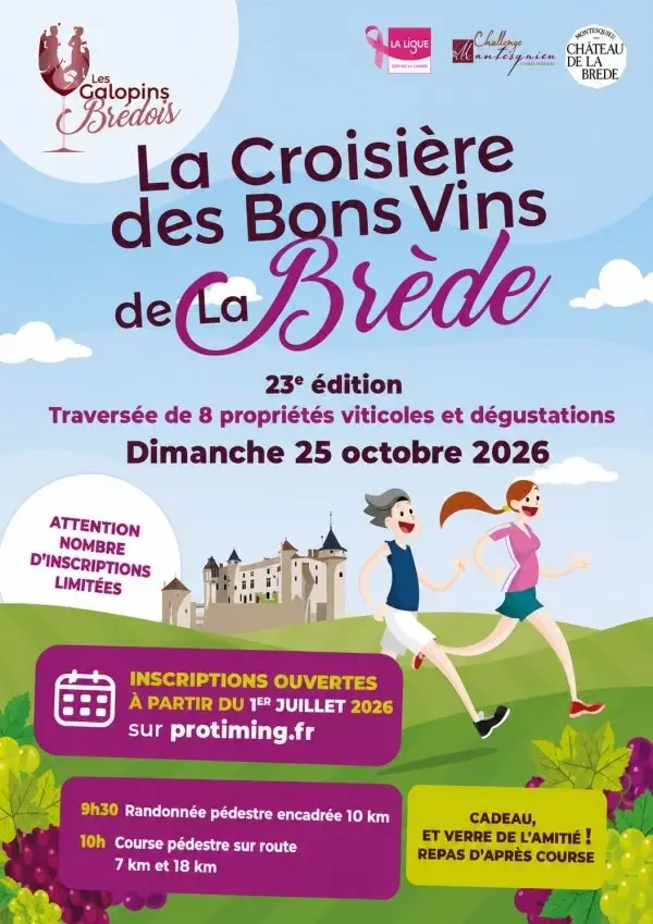 La Croisière des Bons Vins de la Brède logo