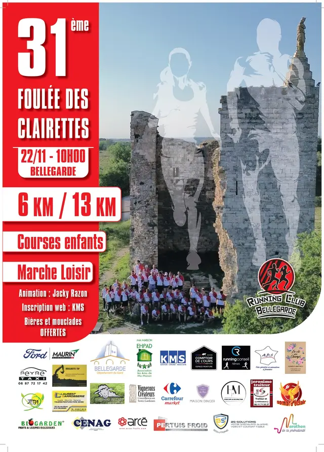 LA FOULEE DES CLAIRETTES logo