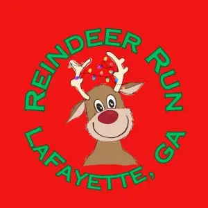 LaFayette Reindeer Run 15th annual logo