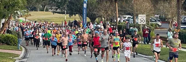 Lake Jovita 5K Reindeer Run logo