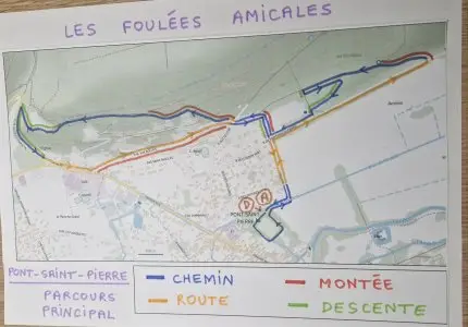 L'Amica'trail de Pont-Saint-Pierre 2027 logo